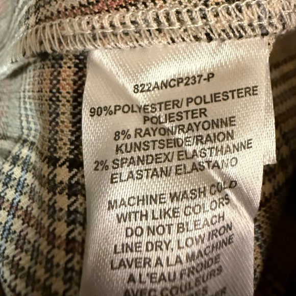 NWT Anthropologie Corey Lynn Calter Pleated Wide-Leg Plaid Trousers Pants Size S - Picture 16 of 16